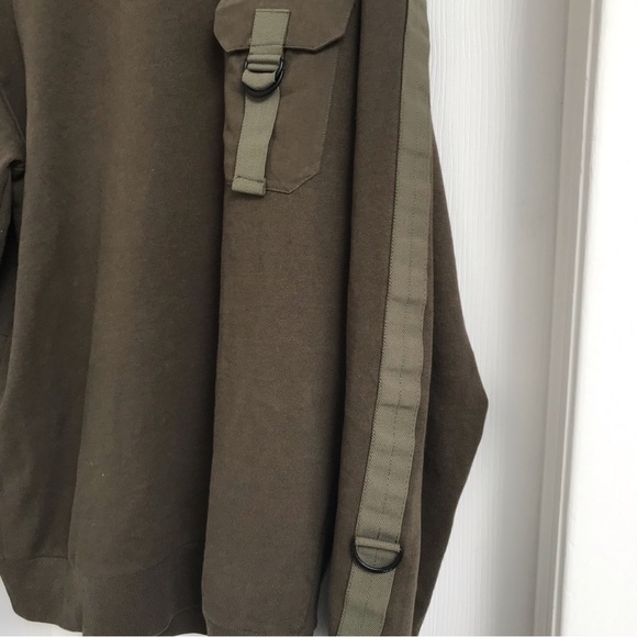 ZARA MAN ARMY SWEATER - Picture 5 of 5